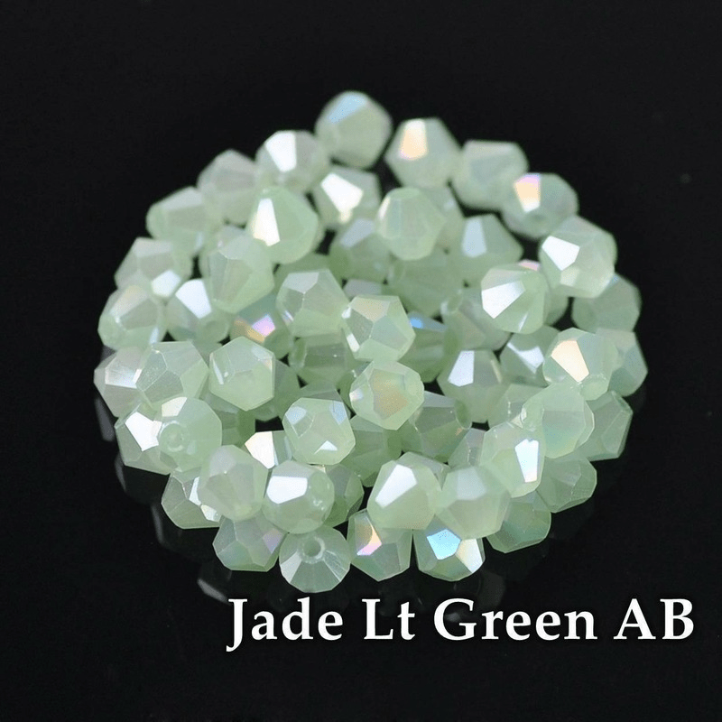 300pcs 4mm Bicone Crystal Loose Beads DIY Jewelry Making 101 120