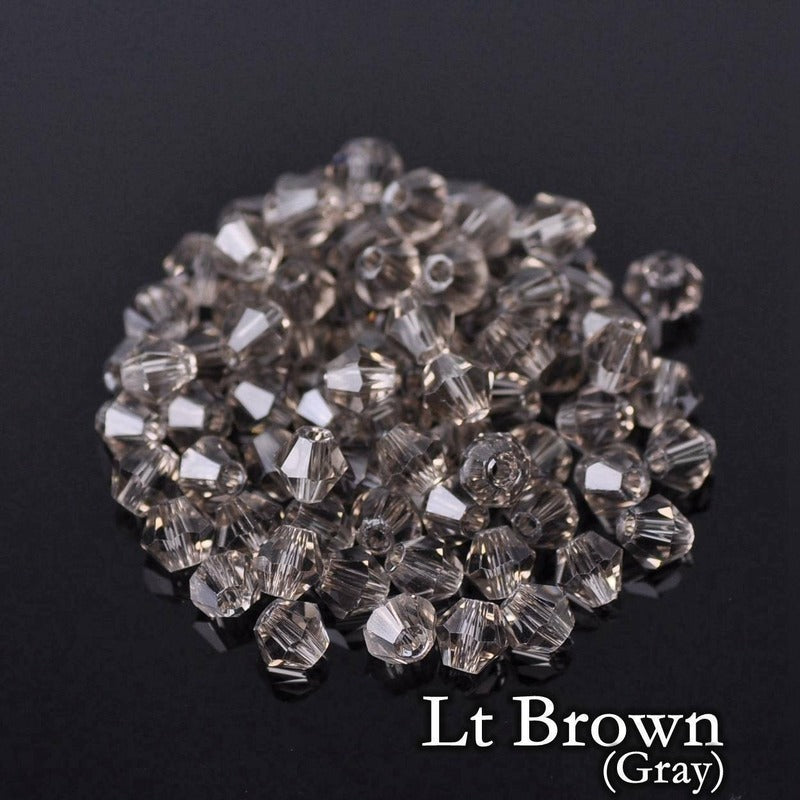 300pcs 4mm Bicone Crystal Loose Beads DIY Jewelry Making 101 120
