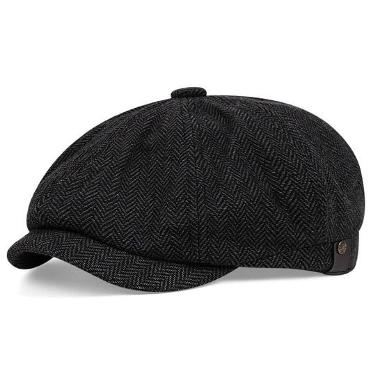 Spring Autumn Men's Retro Thin Beret Casual Hat