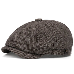 Spring Autumn Men's Retro Thin Beret Casual Hat