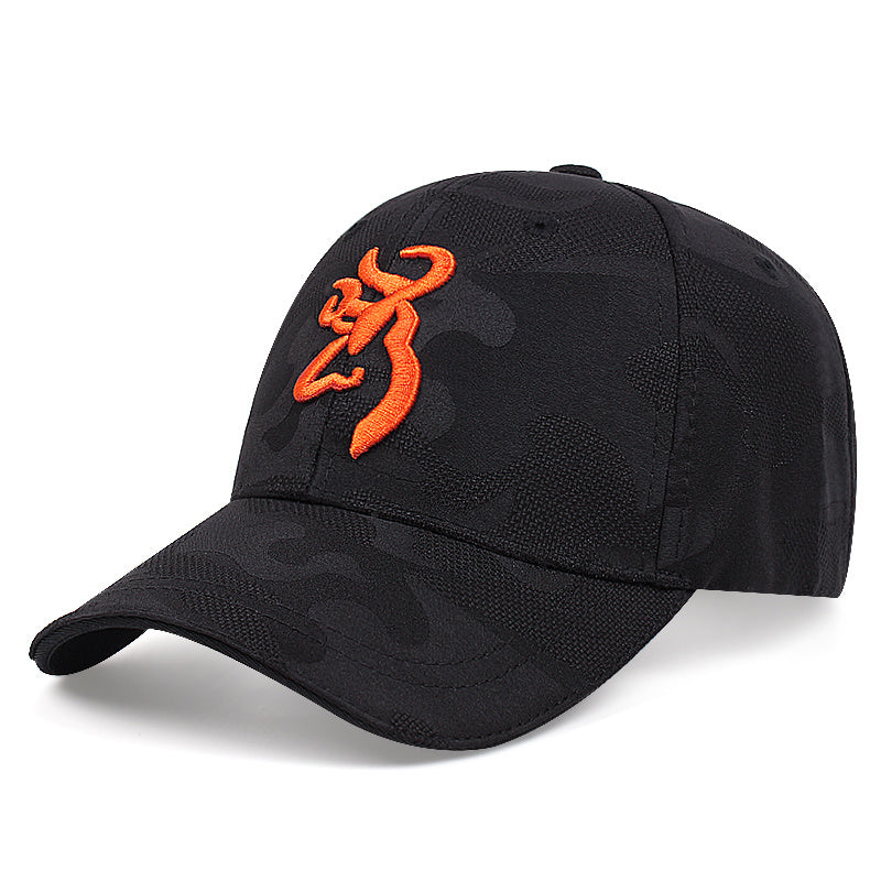 Cartoon Letter Embroidery Baseball Cap Solid Casual Sunscreen Sports Hat
