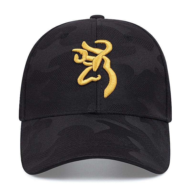 Cartoon Letter Embroidery Baseball Cap Solid Casual Sunscreen Sports Hat