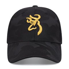 Cartoon Letter Embroidery Baseball Cap Solid Casual Sunscreen Sports Hat