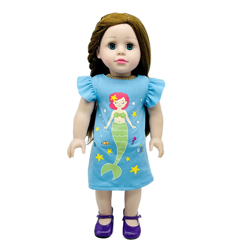 Doll Clothes Light Pattern Doll Dress Outfits for 45-72 cm Doll