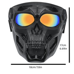 Paintball Motorcycle Off road Goggles Mask Halloween & Of The Dead Decorations
