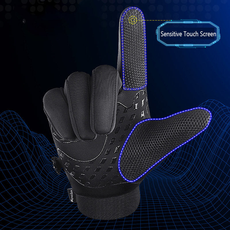 Winter Warm Waterproof Cycling Gloves for Men