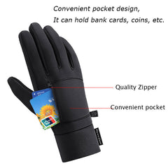 Winter Warm Waterproof Cycling Gloves for Men