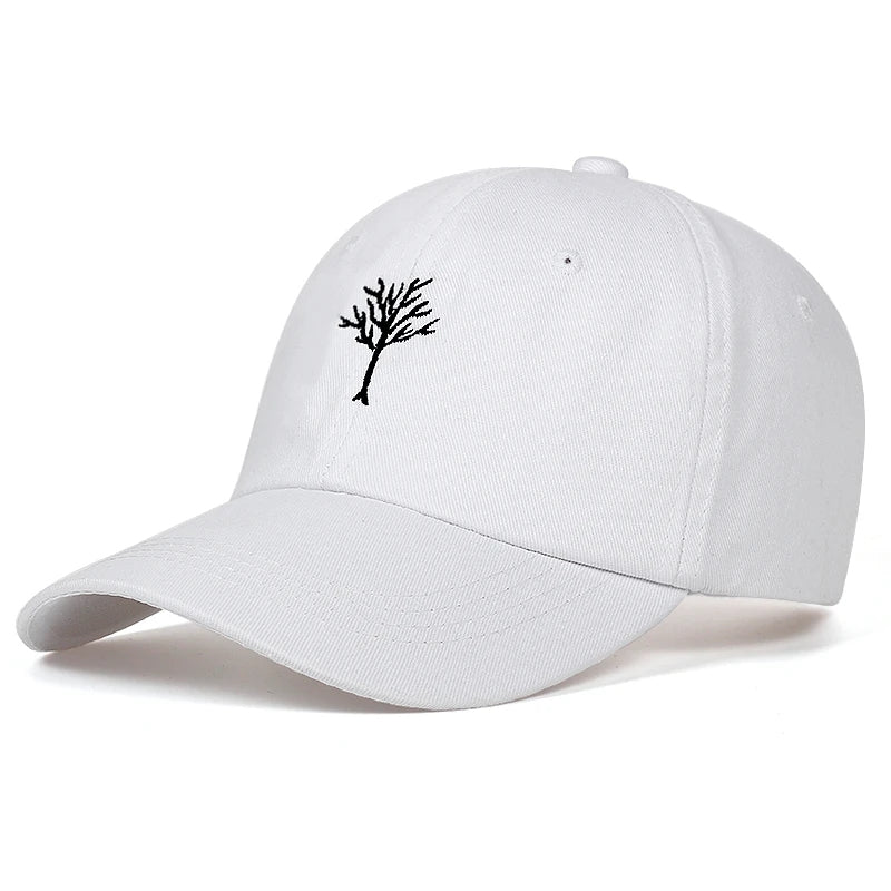 Tree Embroidery Baseball Cap Sports Hat Lightweight Dad Hat