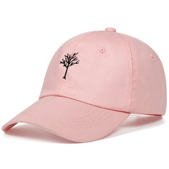 Tree Embroidery Baseball Cap Sports Hat Lightweight Dad Hat