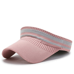Women Solid Visor Hat Wide Brim Sunscreen Hats Summer Outdoor