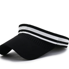 Women Solid Visor Hat Wide Brim Sunscreen Hats Summer Outdoor