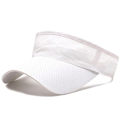 Sun Hat Adjustable Visor Solid Sports Tennis Cap
