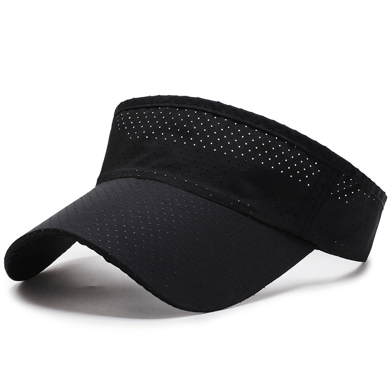 Sun Hat Adjustable Visor Solid Sports Tennis Cap