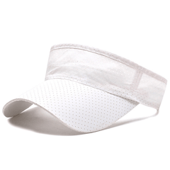 Sun Hat Adjustable Visor Solid Sports Tennis Cap