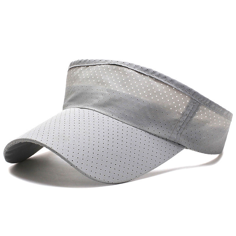 Sun Hat Adjustable Visor Solid Sports Tennis Cap