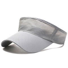 Sun Hat Adjustable Visor Solid Sports Tennis Cap