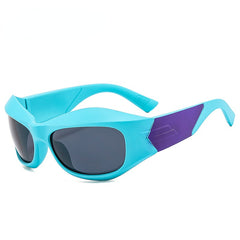 Y2K Wrap Around Sunglasses UV400 Sun Shades Glasses