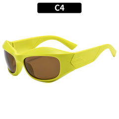 Y2K Wrap Around Sunglasses UV400 Sun Shades Glasses