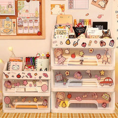 Large Capacity Makeup Organizer with Dustproof Drawer