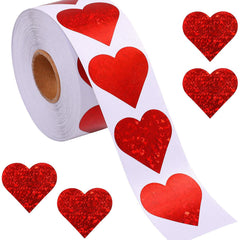 500pcs Heart Love Sticker Seal Lable Decoration Stickers
