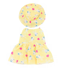 Rabbit Pattern Dress With Hats Doll Clothes