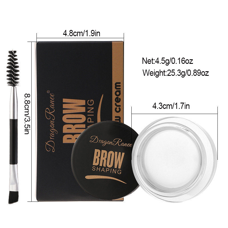 Smudge Proof Eyebrow Cream Pomade Styling Gel Natural Look