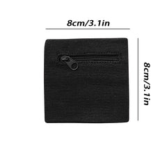 Sporty Wrist Wallet with Zipper for Running Travel Gym