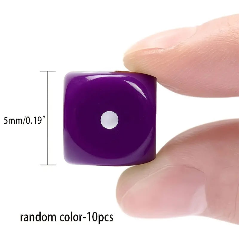10pcs Mini Dice Set for Tabletop Games Math Teaching Enhance Your Experience