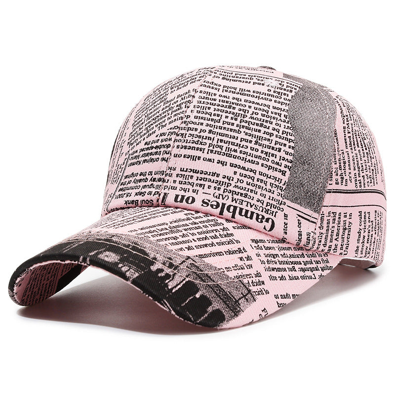 Spring Baseball Cap Letter Men's And Women's Couple Hat
