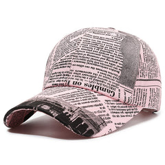 Spring Baseball Cap Letter Men's And Women's Couple Hat