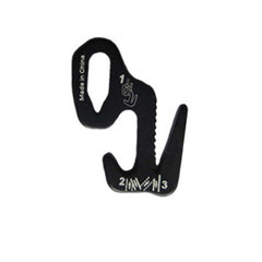 Aluminum Tent Hook with 9 Shape Buckle and Wind Rope Stopper for Camping