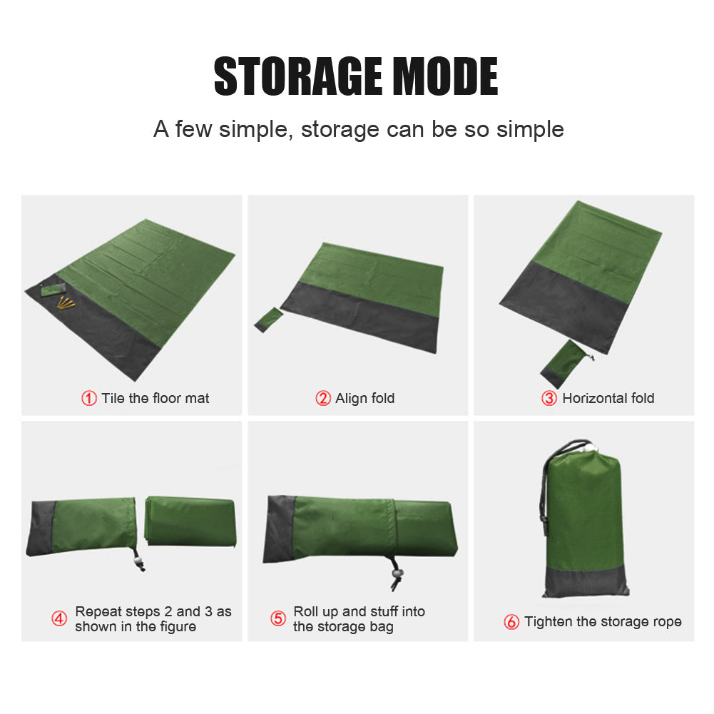 Portable Waterproof Camping Mat for Beach Picnic Outdoor Activities