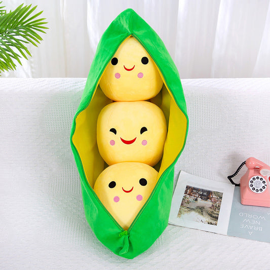 Bean & Pea Plush Toy Holiday Gift - Washable & Removable