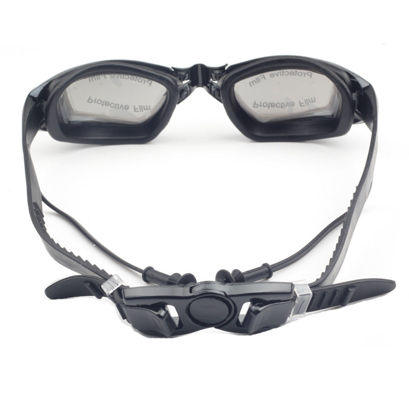 Inflatable Anti Fog Swimming Goggles with Earplug