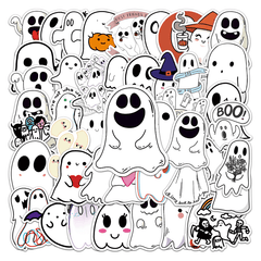 50pcs Spooky Doodle Stickers DIY Waterproof Decorative Graffiti Stickers