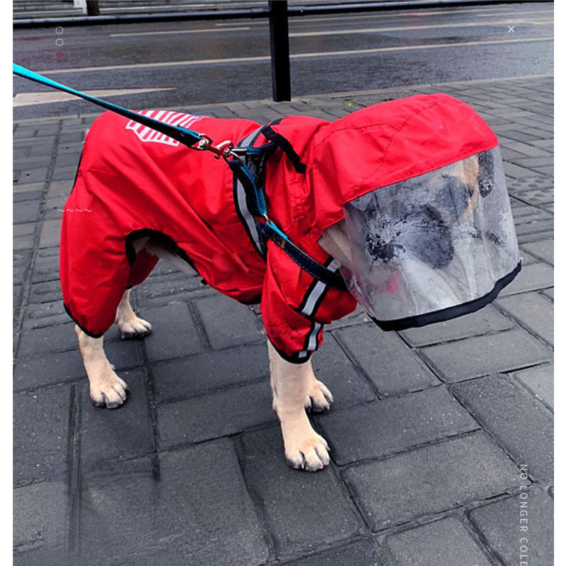 Stylish Pet Raincoat for All-Season Comfort