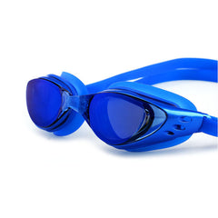 Waterproof Anti fog Swimming Goggles Unisex Large Frame Adjustable Glasses