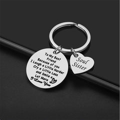 Stainless Steel Key Chain for Men and Women