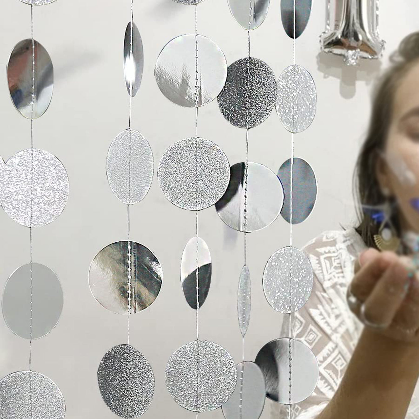 Sparkling Dot Garland for Home Decoration Party Supplies and Photo Props