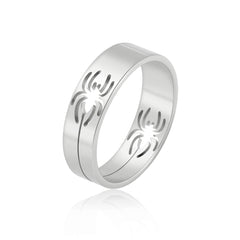 Hollow Spider Stainless Steel Ring For Women Jewelry Gift