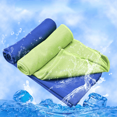 2pcs Quick Cooling Ice Towel for Sports Heat Resistant Elastic