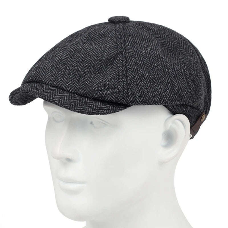 Men's Casual Beret Retro Thin Hat