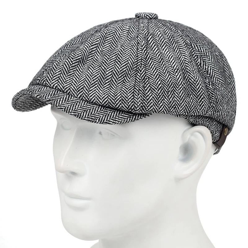 Men's Casual Beret Retro Thin Hat