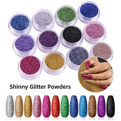 23-in-1 Acrylic Nail Kit: Glitter & Clear Pink Acrylic Powder, Manicure Tools