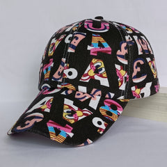 Unisex Alphabet Number Baseball Cap Outdoor Sun Hat