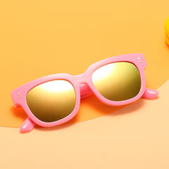 Girls Rectangle Frame Sunglasses For Outdoor Activities