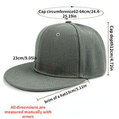 Hip Hop Flat Brim Hat Men Women Sunshade Peaked Cap Street Dance Hip Hop Hat