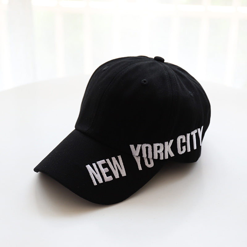 Men's Letter Print Baseball Hat Sunscreen Embroidered Cap