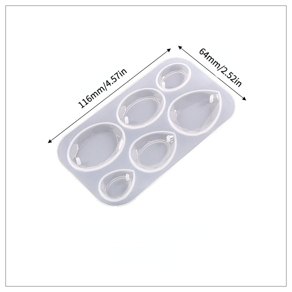 Necklace Pendant Silicone Resin Mold Craft DIY Mould Crystal Epoxy