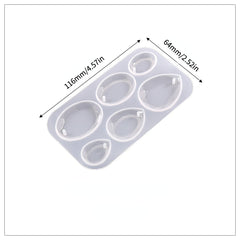 Necklace Pendant Silicone Resin Mold Craft DIY Mould Crystal Epoxy